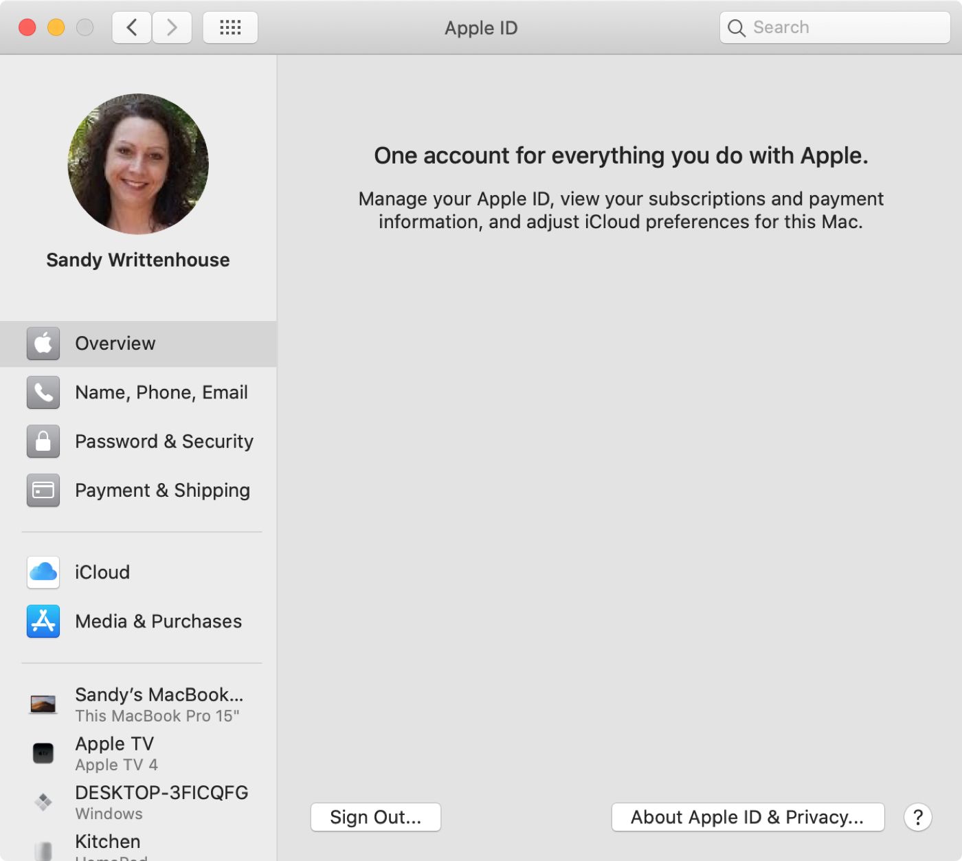 Cómo administrar tu cuenta de ID de Apple en las Preferencias del sistema en Mac