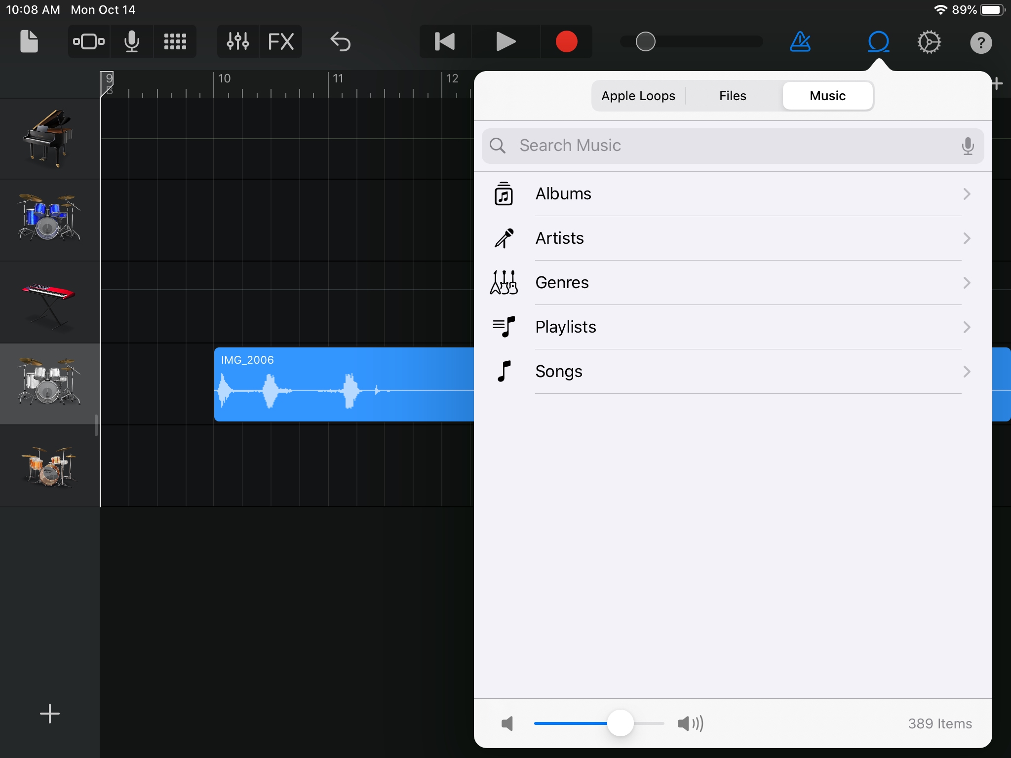 Cómo importar canciones y audio en GarageBand en Mac e iOS