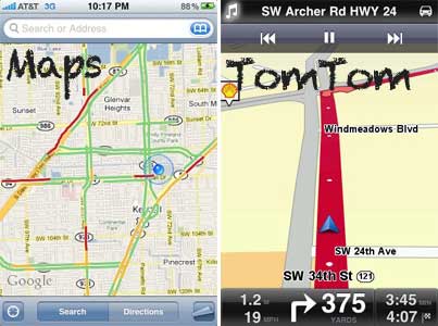 Google Maps vs TomTom
