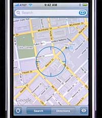 GPS del iPhone