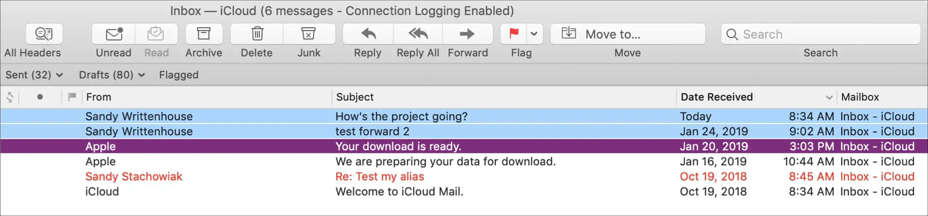 Cómo codificar automáticamente con colores los correos electrónicos en el Mac Mail
