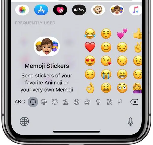 Cómo quitar las pegatinas de Memoji del teclado Emoji de tu iPhone