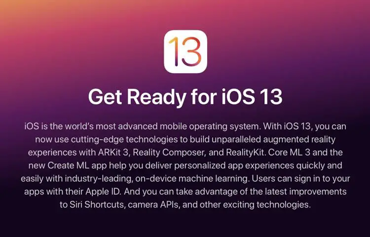 Cómo instalar el iOS o iPadOS 13 beta