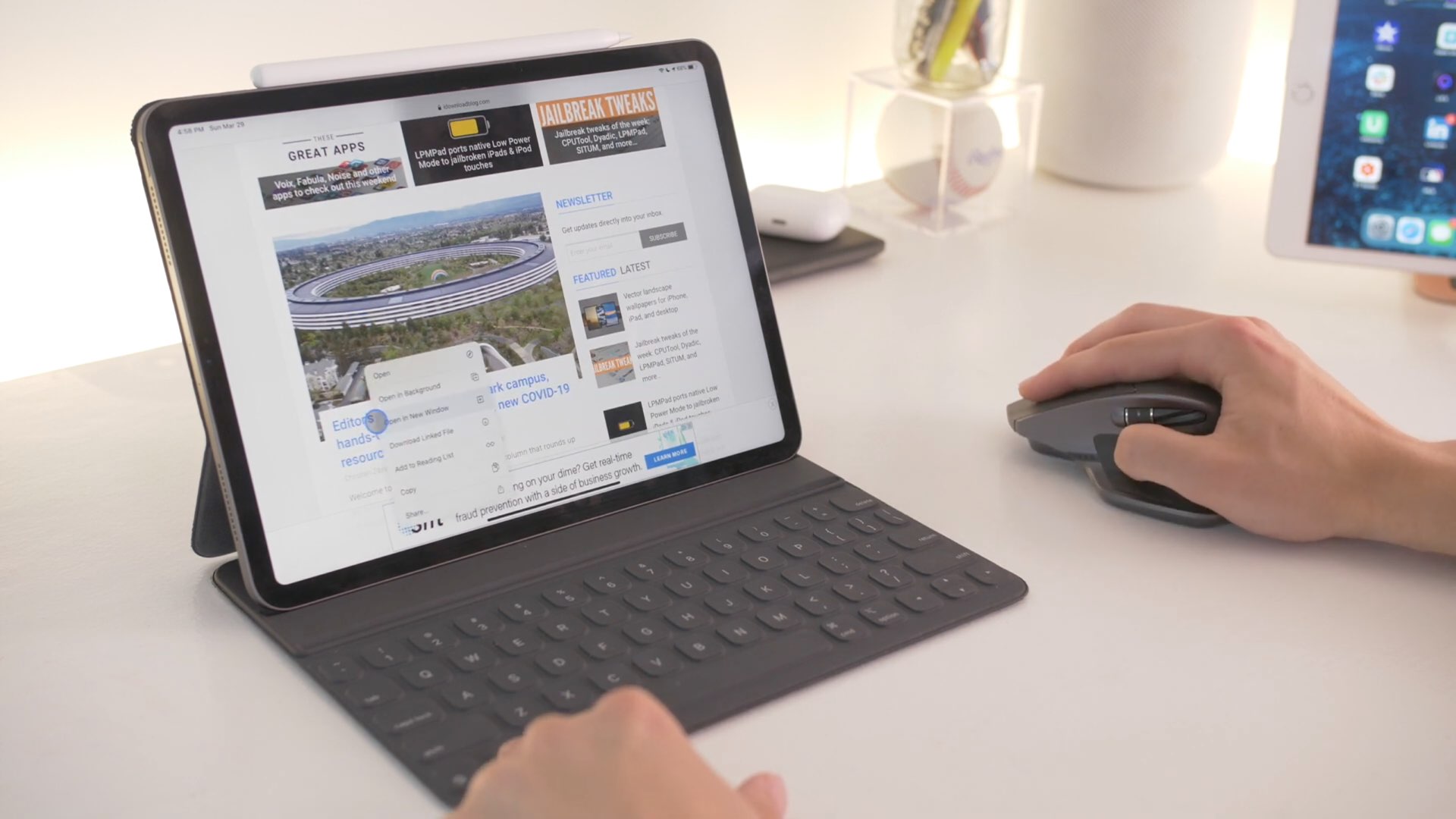 10 consejos para el ratón y el trackpad del iPad que aumentarán tu productividad
