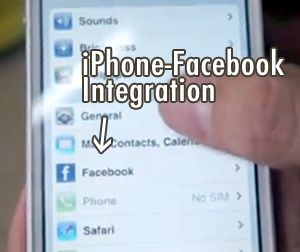 Integración del iPhone en Facebook