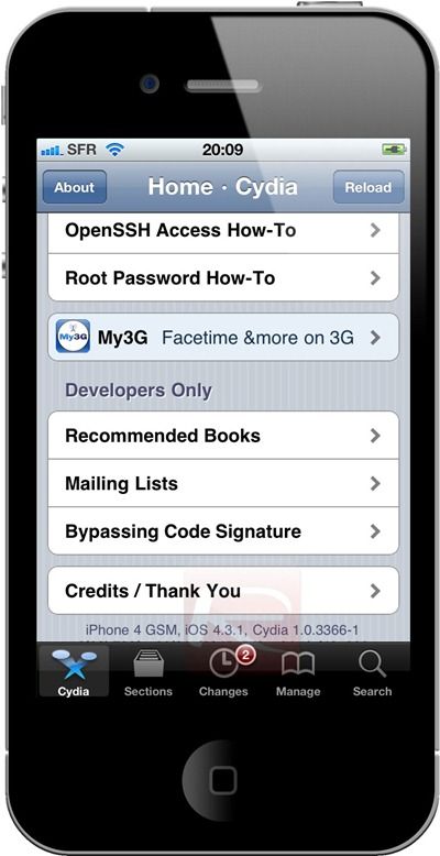 Jailbreak iPhone 4.3.1 para iPhone 4 & iPhone 3GS (Windows & Mac)