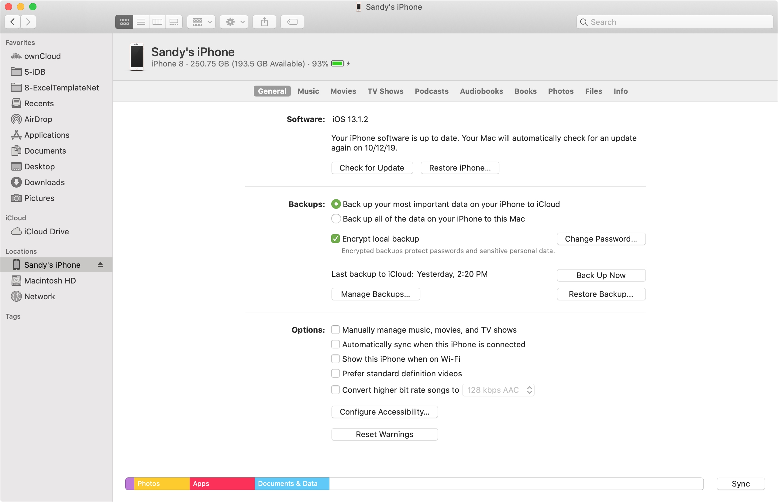 Cómo usar el Finder en lugar de iTunes en Mac para gestionar tus dispositivos