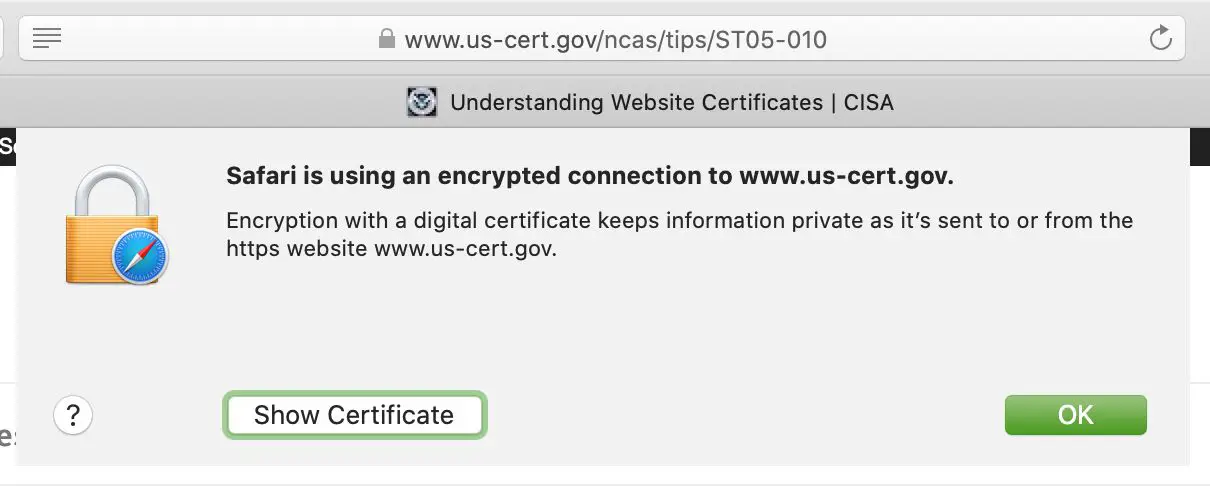 Cómo ver los certificados digitales en Safari, Firefox y Chrome