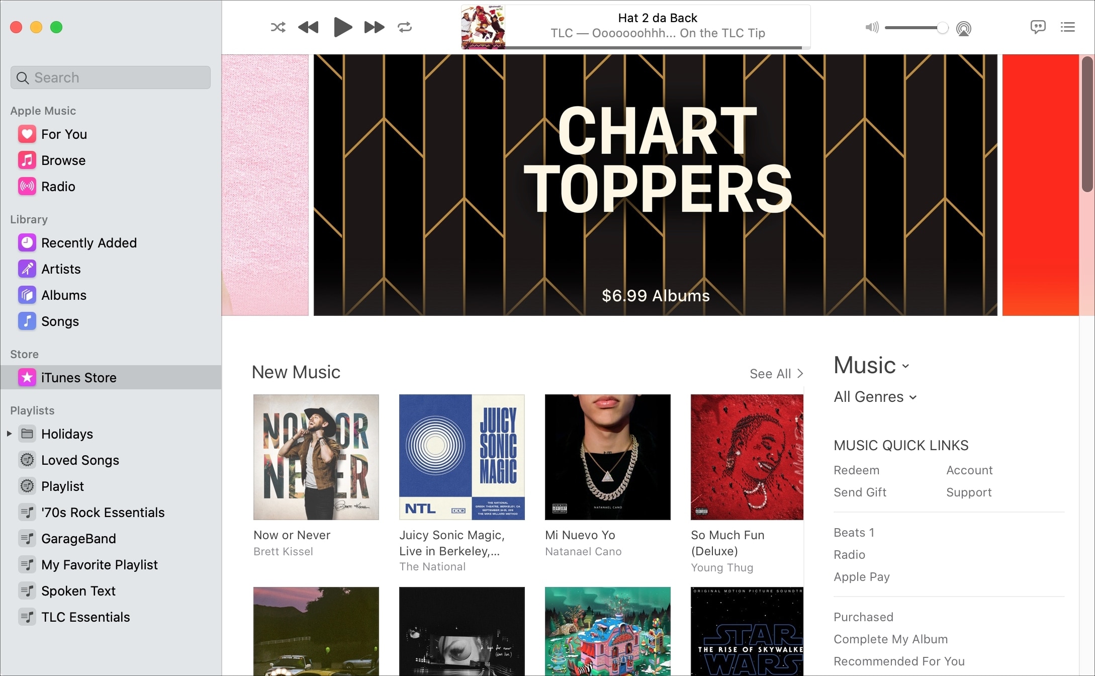Cómo mostrar el iTunes Store en la aplicación de música del Mac