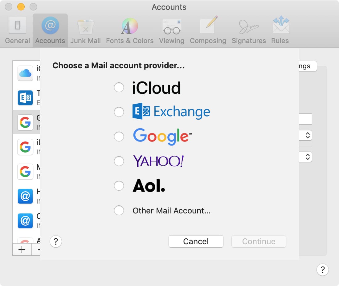 Cómo añadir una cuenta de correo electrónico a Mail en iPhone, iPad y Mac