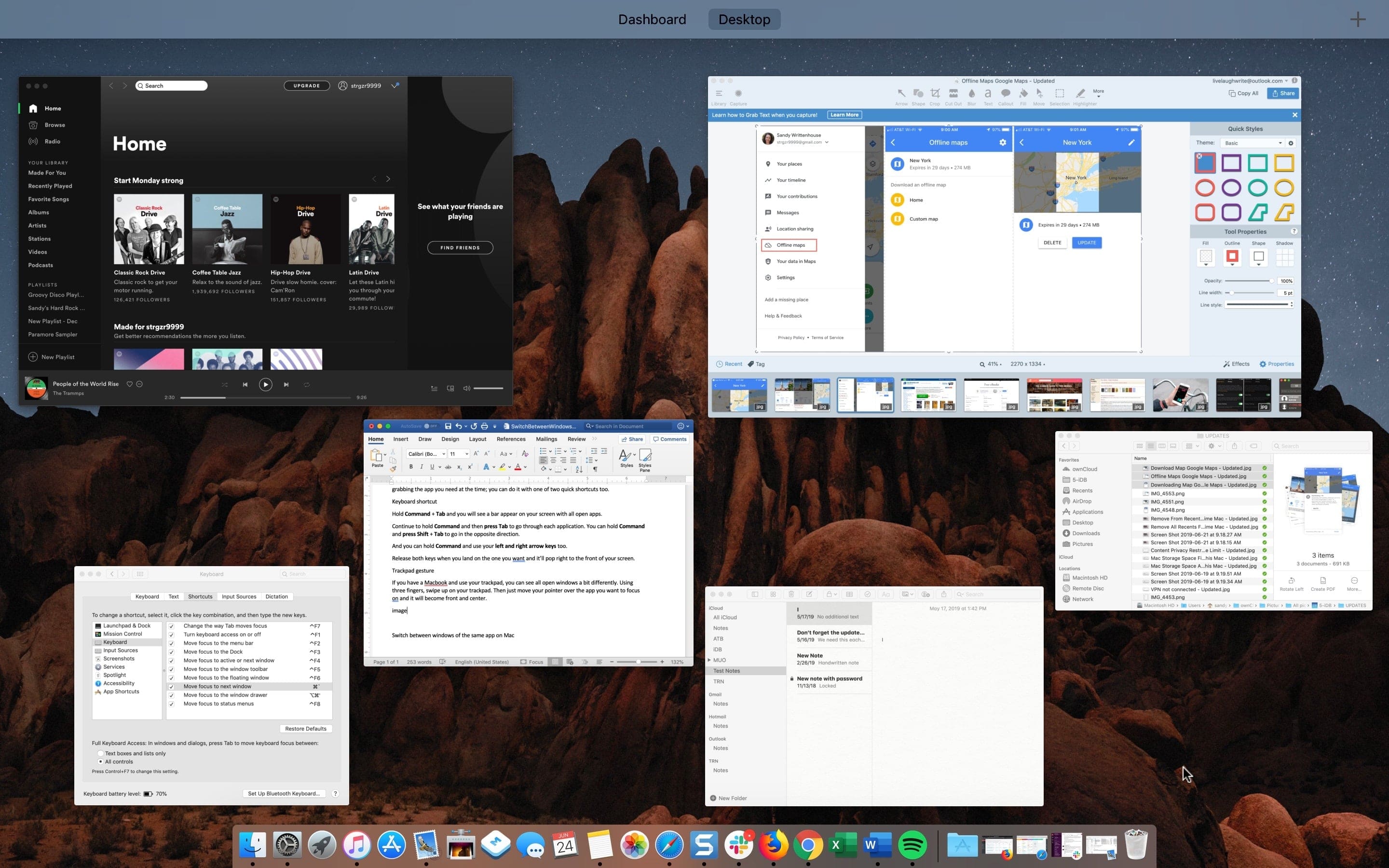 Cómo cambiar rápidamente entre las ventanas y las aplicaciones de Mac