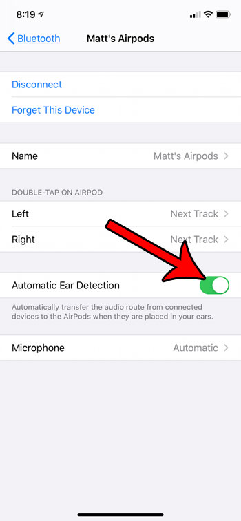 cómo hacer que el audio pase a través de Airpods automáticamente