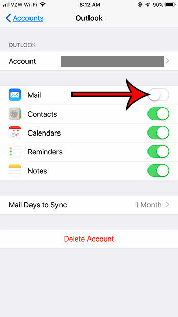 cómo cerrar sesión en el correo electrónico en un iPhone
