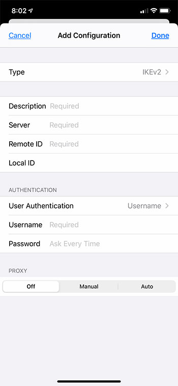 ¿Qué significa VPN en el iPhone 11?