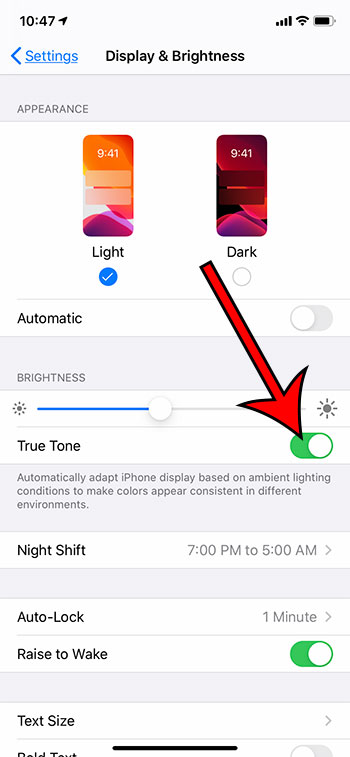 ¿Qué significa True Tone en un iPhone 11?