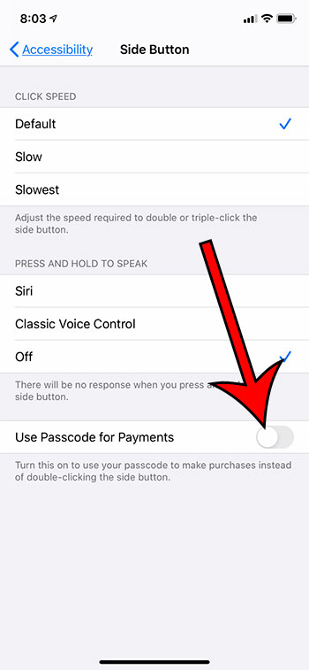 cómo solicitar un código de acceso para compras en un iPhone 11