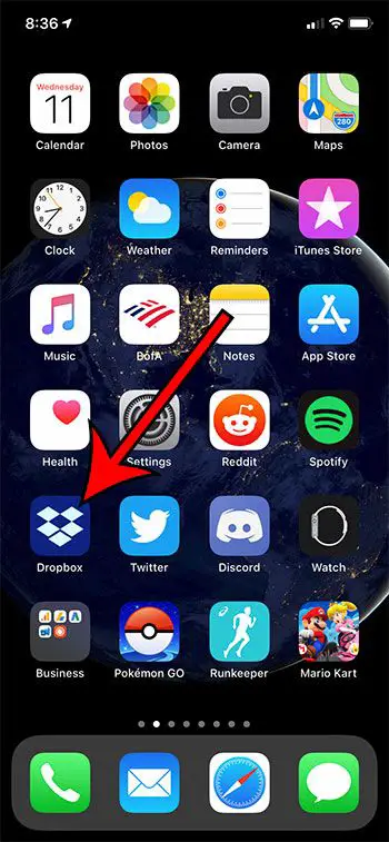 Cómo evitar que Dropbox use datos móviles para cargas en un iPhone