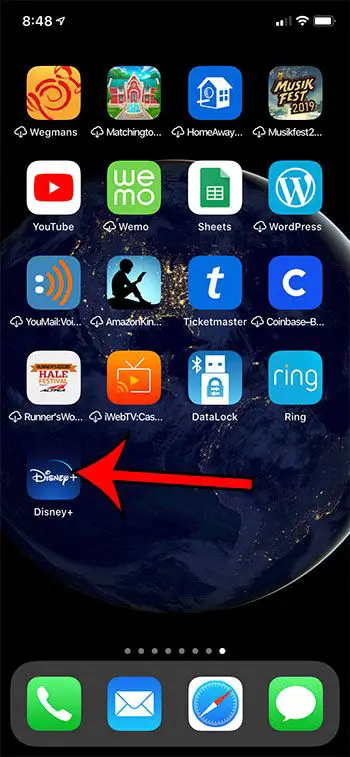 ¿Cuánto espacio están usando las descargas de Disney Plus en mi iPhone?