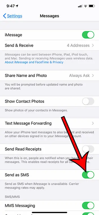 ¿Por qué mi iPhone envía mensajes de iMessage como mensajes de texto?