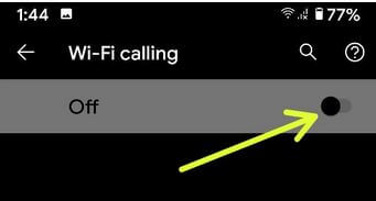 Habilitar llamadas WiFi en Google Pixel 4 XL