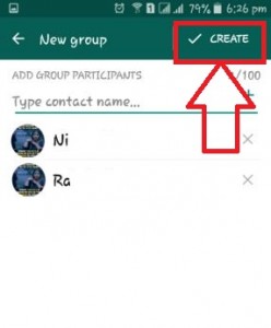 Cómo crear un grupo en su teléfono y tableta Android WhatsApp