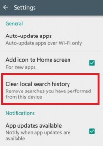 Cómo borrar el historial de búsqueda de la tienda de Google Play para su teléfono Android