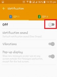 Cómo desactivar las notificaciones de mensajes en su teléfono Android