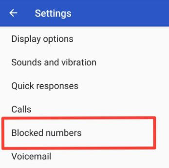 Bloquear llamadas y números de spam en Android 9 Pie