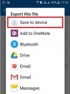 Cómo exportar archivos de Dropbox a su teléfono Android