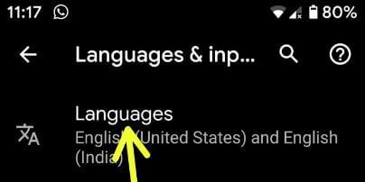 Cambiar el idioma predeterminado en su teléfono Android
