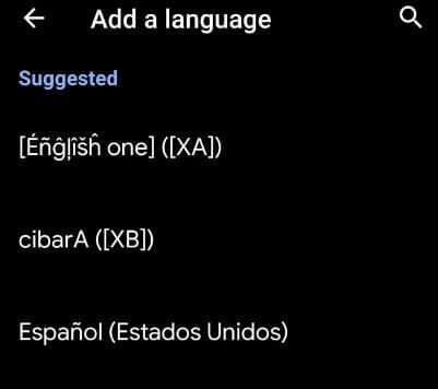 Cambiar el idioma en Pixel 3a y Pixel 3a XL