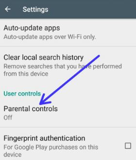 Configuración de control parental en Android Oreo