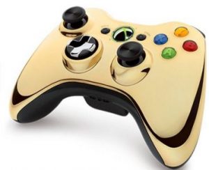 El mejor controlador inalámbrico Xbox 360 gold chrome