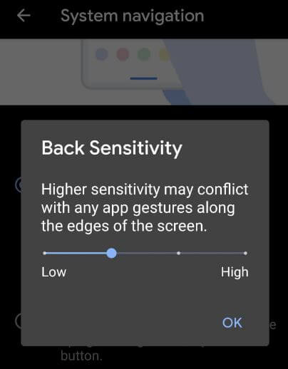 Usar gestos de navegación en pantalla completa en Android 10