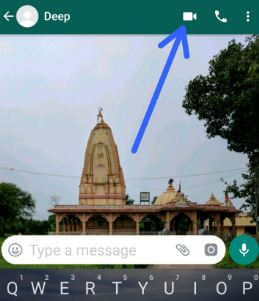 Toque la videollamada de WhatsApp en su teléfono Android