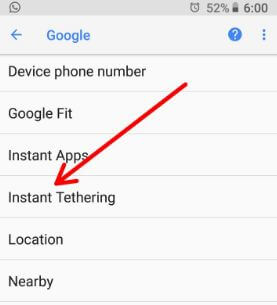 Utilice Google Pixel Instant Link