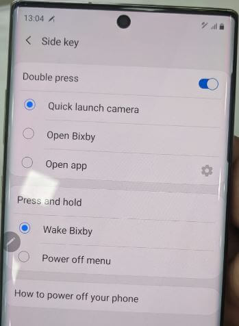 Desactiva el botón Bixby Samsung Galaxy Note 10 Plus