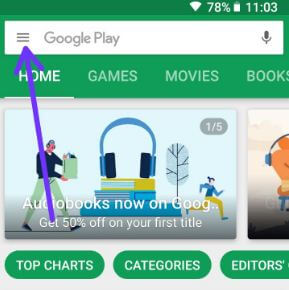 Google Play Store en Oreo