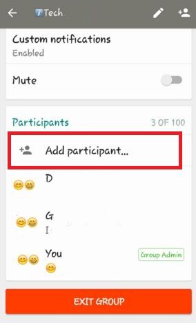 Cómo agregar participantes al grupo de WhatsApp