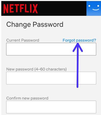 Cambiar la contraseña de su dispositivo Android Netflix
