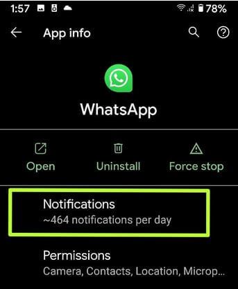 Cómo desactivar las notificaciones grupales de WhatsApp en Android