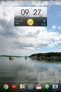 Aplicación Digital Clock & World Weather para Android