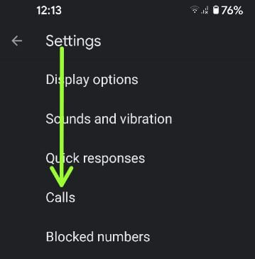 Configuración de llamadas para mostrar u ocultar el identificador de llamadas en Pixel 5