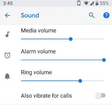 Cómo ajustar el volumen de medios en Android 9 Pie