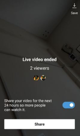 Comparte videos de Instagram en vivo en tu teléfono Android