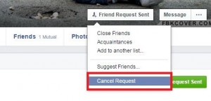 Cómo cancelar el envío de una solicitud de amistad en Facebook