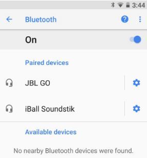 Habilitar Bluetooth en Android Oreo 8.0