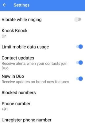 Configuración de Google Duo en tu teléfono Pixel