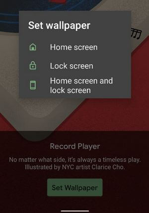 Cambiar el fondo de pantalla en Android 11