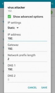Cómo configurar la dirección IP estática de Android Lollipop